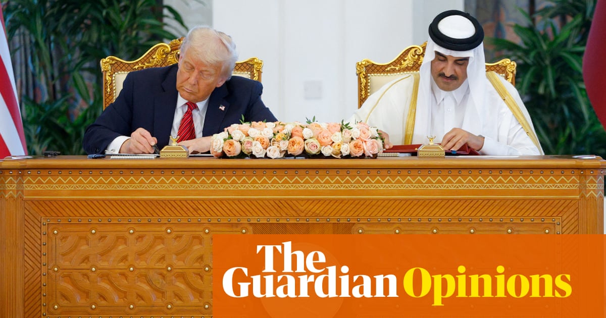 What Trump's palace in the sky' gift from Qatar reveals | Moira Donegan