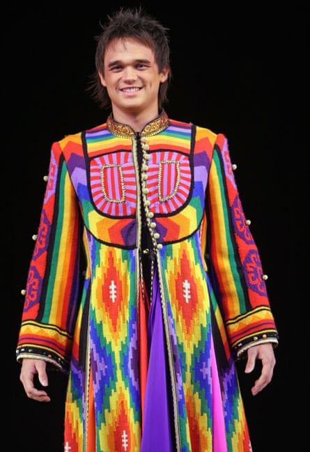 As Joseph in Joseph and the Amazing Technicolor Dream Coat in 2009.