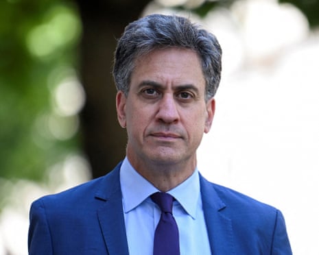 Ed Miliband to tell MPs who reject net zero policies they are betraying ...