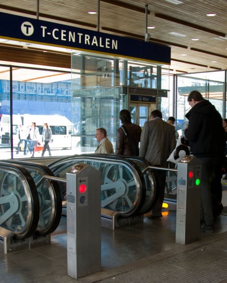 Stockholm’s Metro does not accept cash payments.