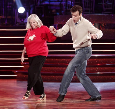 Widdecombe and Anton Du Beke dancing