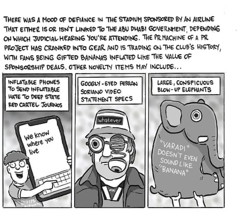 David Squires on ⦠Manchester City sailing into unknown Premier League waters, panel 2
