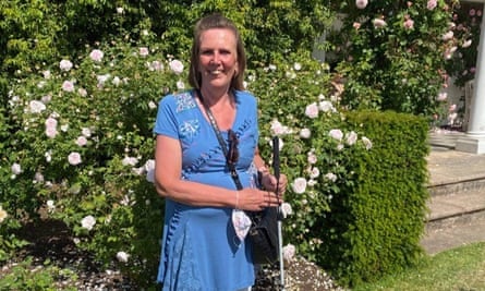Natalie Holford, 60, always carries a white cane after getting vital vision rehabilitation support