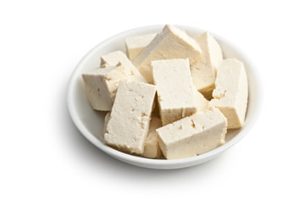 Submerge tofu in clean water.