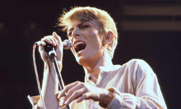 David Bowie performing in Earl’s Court, London, 1978.