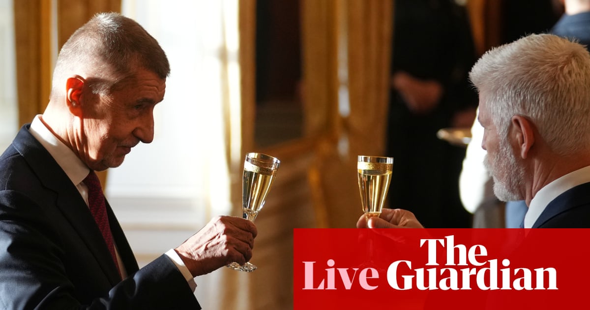 Europe live: Andrej Babis appointed Czech PM amid worries over Ukraine stance