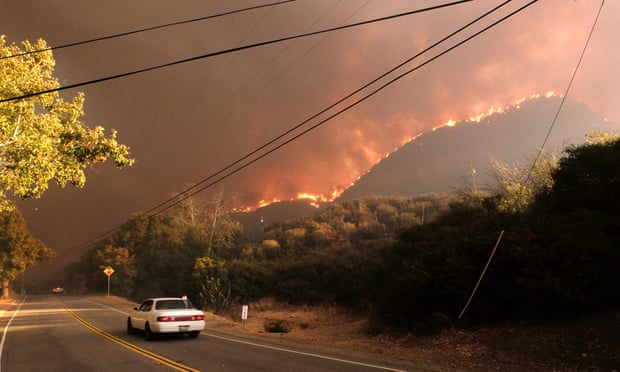 About 157,000 people in Los Angeles and Ventura counties have been evacuated due to two fires in the region.