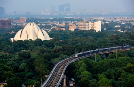 The Lotus Temple in Delhi, India