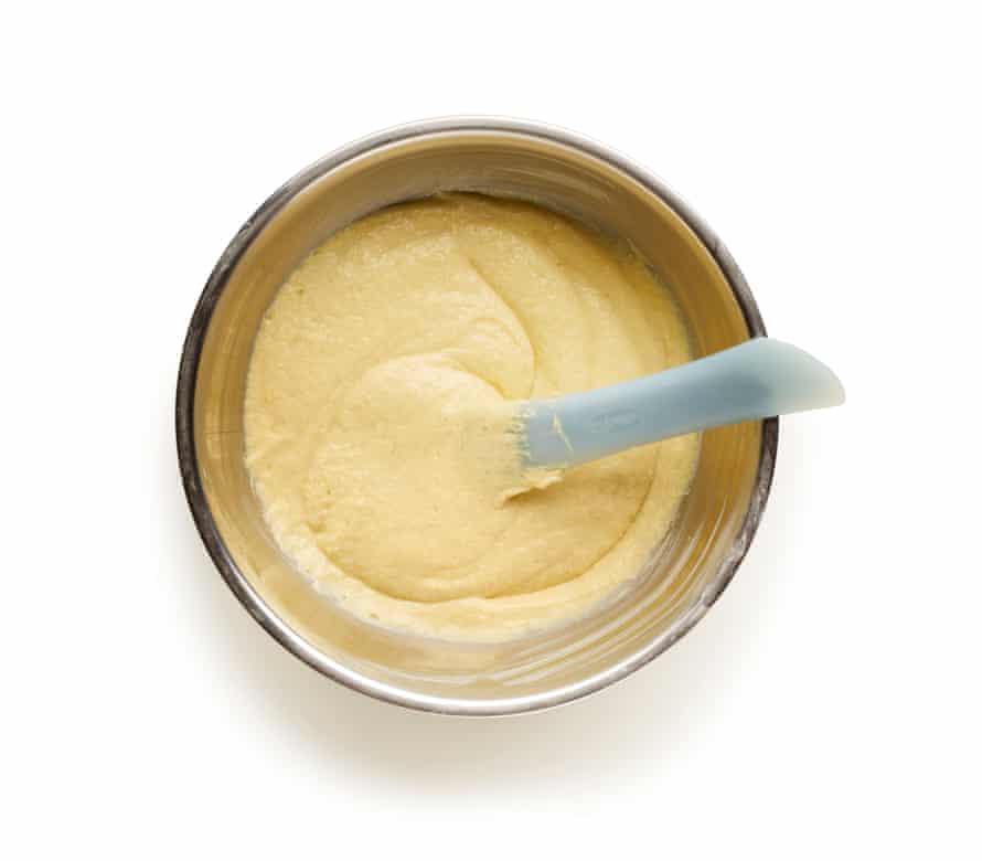 Pineapple upside down cake batter.