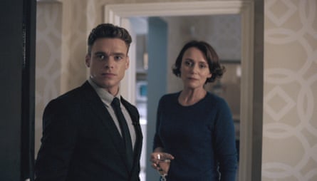 Richard Madden and Keeley Hawes in Bodyguard.