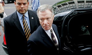 Lewis ‘Scooter’ Libby, former chief of staff to Dick Cheney, departs federal court in 2006.