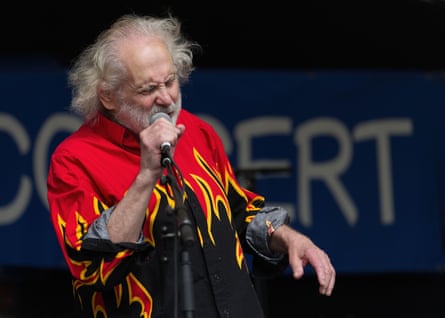 Brown performing in 2022.