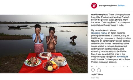 Westindes Woman Beach Porn - Row erupts over 'poverty porn' images of Indian villagers with fake food |  Global development | The Guardian