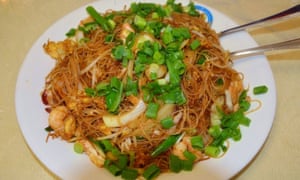 Plate of nooldes at Chi Fu, Sao Paulo