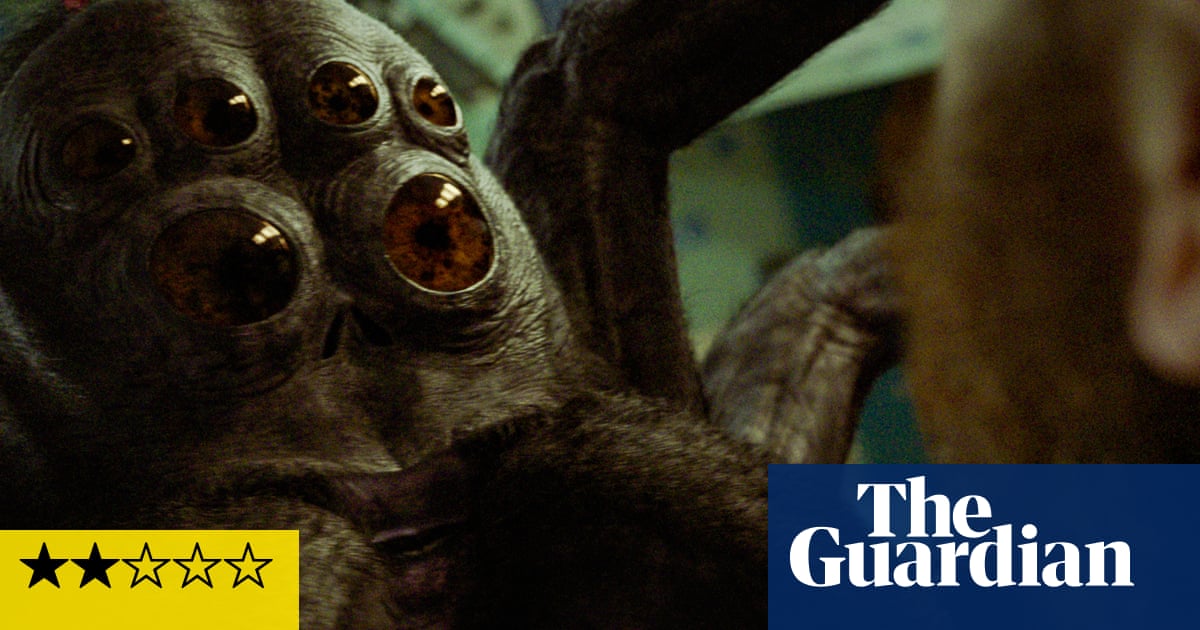 Spaceman review – Adam Sandler consoled by unscary giant spider in deep space