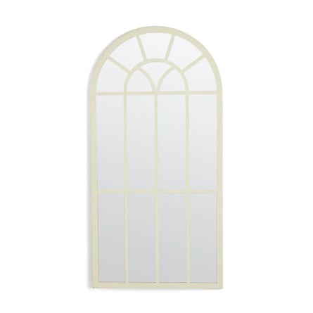 Dunelm country arched outdoor wall mirror
