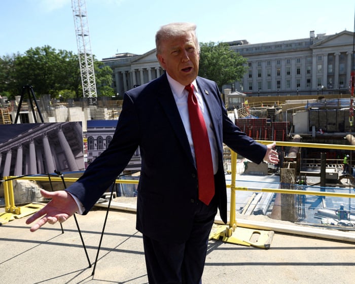 Trump administration quietly shifts $352m in federal funds for White House ballroom