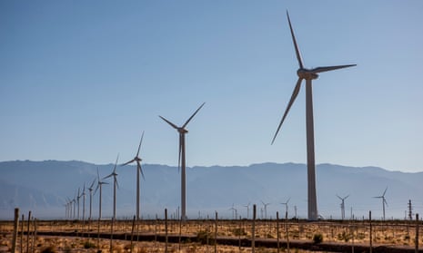 Arauco windfarm in the village of Aimogasta, La Rioja, Argentina