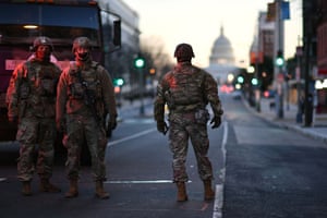 National Guardsmen on patrol