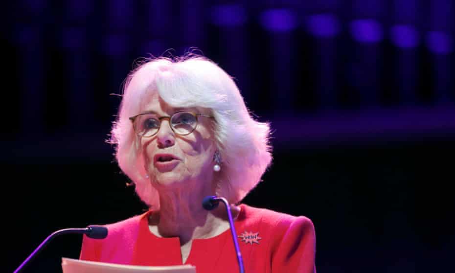 The Duchess of Cornwall speaks as she attends the opening session of the WOW (Women of the World) Festival at the South Bank Centre in London. 