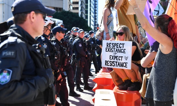 Fuelling the anger is the way the state crackdown on environmental protesters compares to its treatment of corporations who break environmental law.