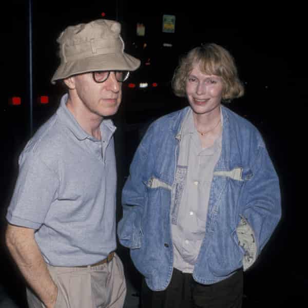 Allen and Mia Farrow in 1989