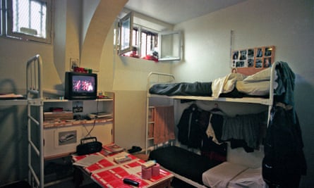 Prison cell in Paris, France
