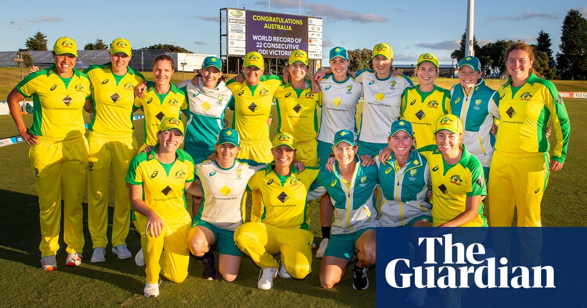 Australias women break world record with ODI win against New Zealand