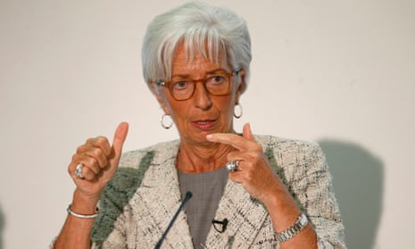 The IMF managing director, Christine Lagarde.