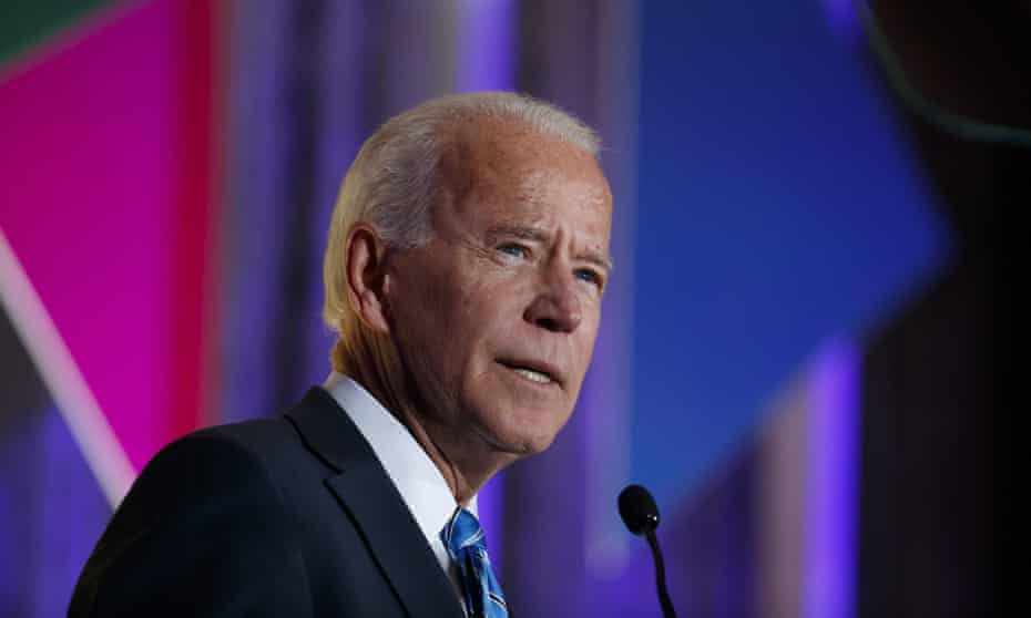 Joe Biden speaks at the 2019 Democratic women’s leadership forum, October 2019, in Washington.