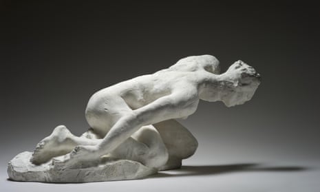 Small plaster model of Rodin’s The Tragic Muse, 1890.