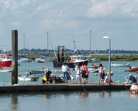 floating quay pontoon at West Mersea