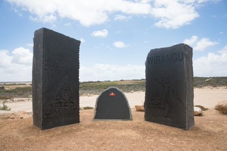 Black granite: the Waterloo Bay massacre memorial