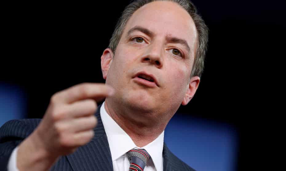 White House chief of staff Reince Priebus speaks at the Conservative Political Action Conference on Thursday. 