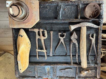 Old tools in a village museum