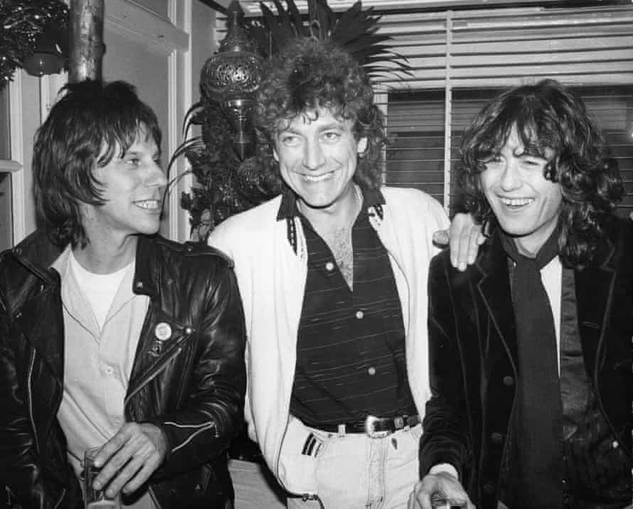 Jeff Beck, Robert Plant and Jimmy Page