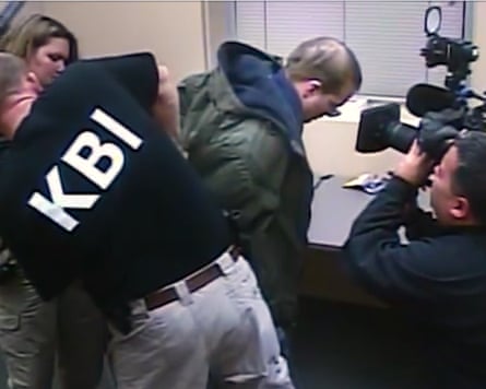Man getting arrested