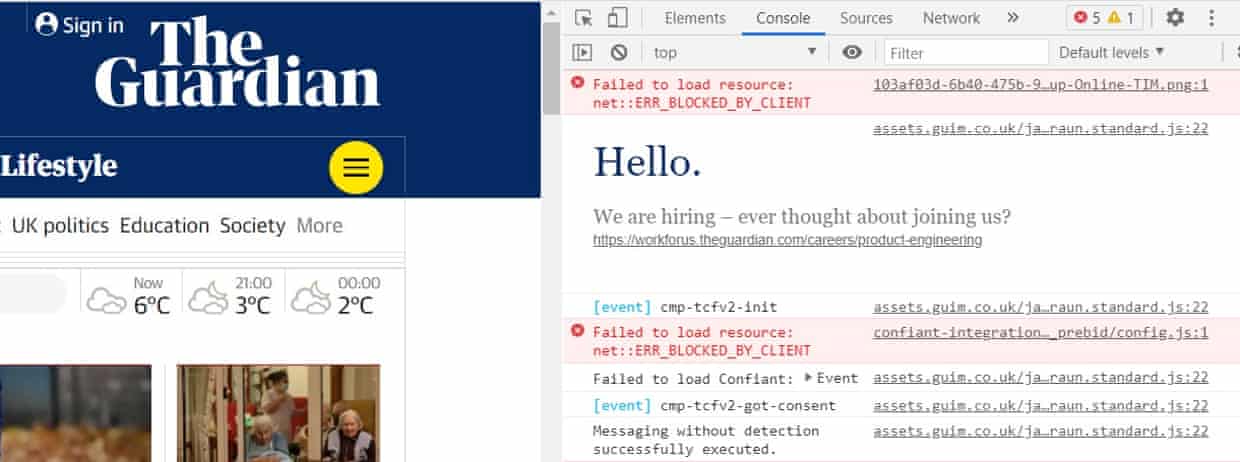 The Guardian developer tools