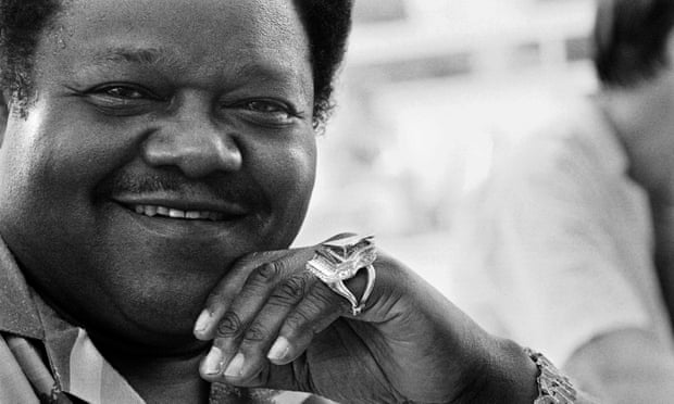 Fats Domino at the Grande Parade du Jazz event in Nice, 1985.
