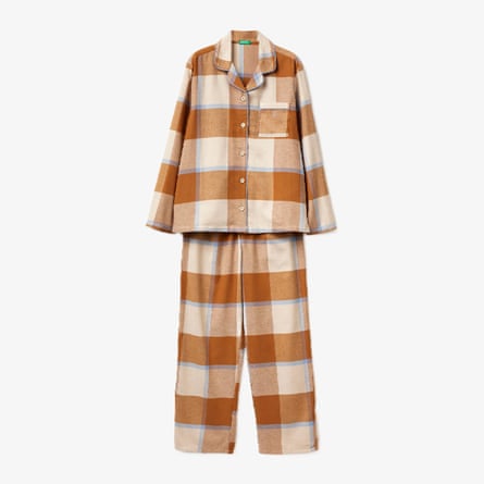 Benetton Flannel tartan pyjamas