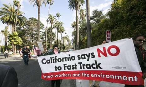 Los Angeles community members share the reservations of more than 250 tech companies which oppose the Trans-Pacific Partnership (TPP) and Trade Promotion Authority (TPA) known as The Fast Track.