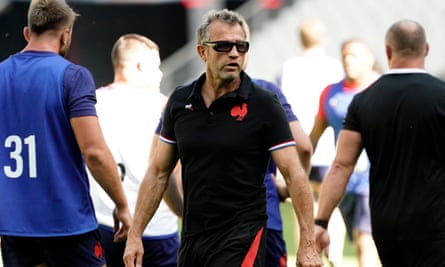 France’s head coach, Fabien Galthié.