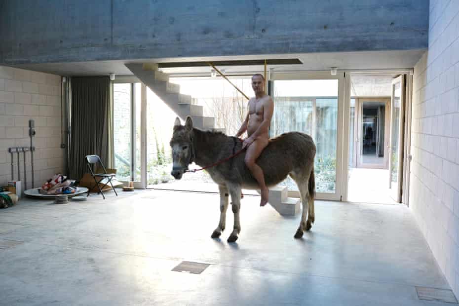 ‘Can I ride the donkey? Can I be naked?’: photographer Juergen Teller in his new London studio.