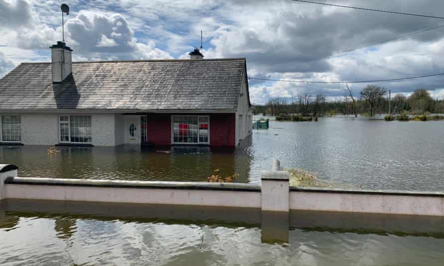 Mary Beattie's neighbors' house in 2022. Six years after the flood