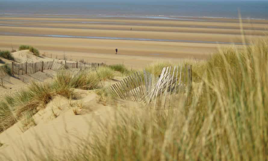 Formby beach and sand dunes