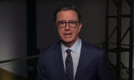 Stephen Colbert: White House to 'stick with its pandemic plan of not having a plan' | Late-night TV roundup | The Guardian