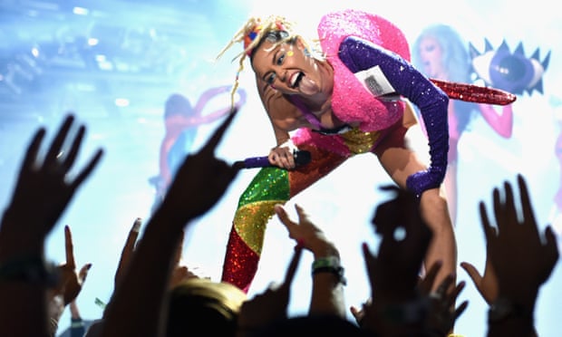 Miley Cyrus at the 2015 MTV Video Music Awards.