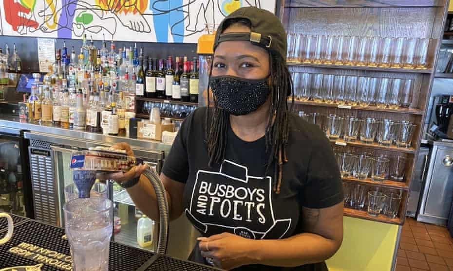 Cafe and bookstore Busboys and Poets, in Washington DC, seeks to be a place where 'racial and cultural connections are consciously uplifted'.