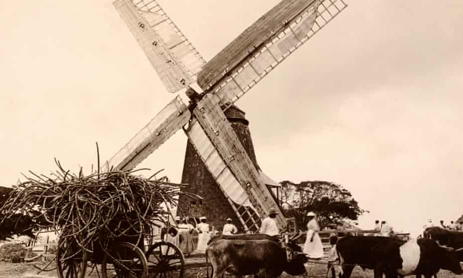 A slave plantation in Barbados, circa 1890