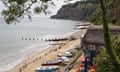 Shanklin beach on the Isle of Wight.